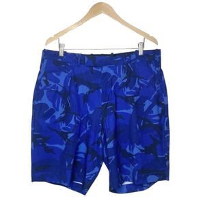 RLX Ralph Lauren Mens Size 36 Golf Shorts Chino Pockets Blue Black Camo